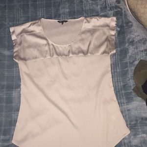 Beige silk blouse
